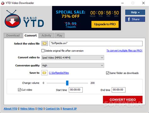 Independent download of the foldable Ytd movie downloader 5.9